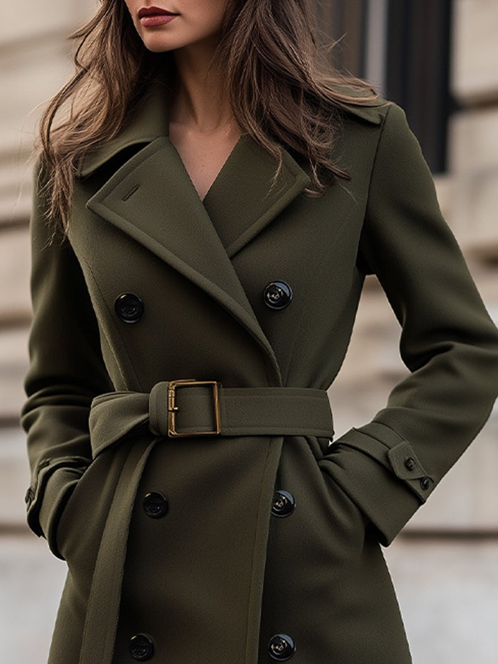 Kayla | Women’s Winter Long Belted Trench Coat