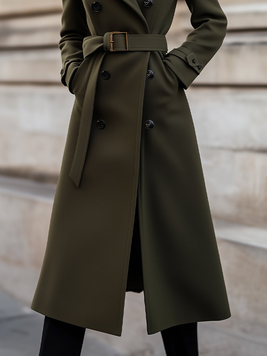 Kayla | Women’s Winter Long Belted Trench Coat