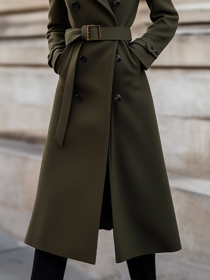 Kayla | Women’s Winter Long Belted Trench Coat
