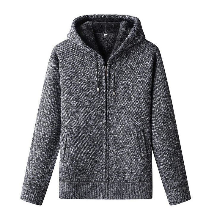 Nate | Men’s Casual Zip Up Winter Hoodie