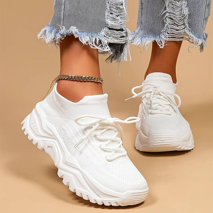 Olivia | Women’s Slip-On Stretch Knit Running Shoes