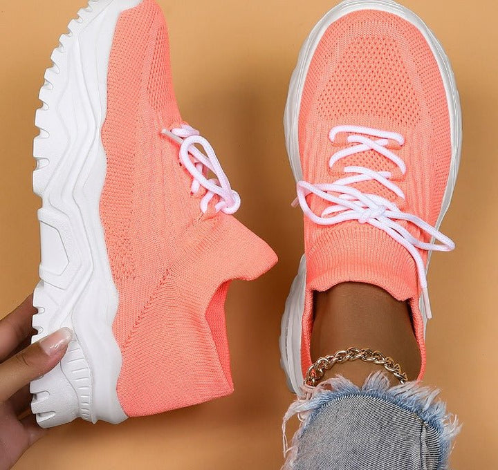 Olivia | Women’s Slip-On Stretch Knit Running Shoes
