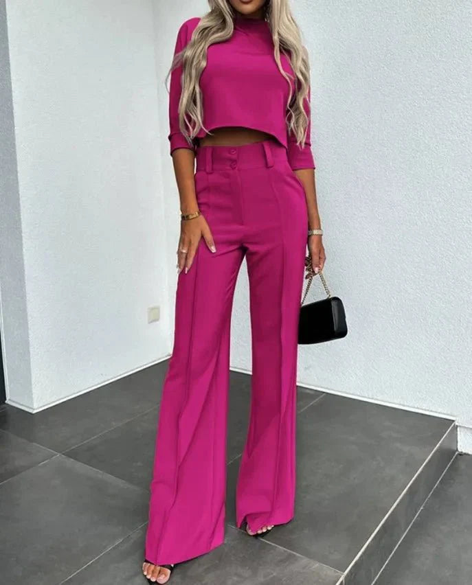 Kayla | Women’s Modern Matching Top And Trousers