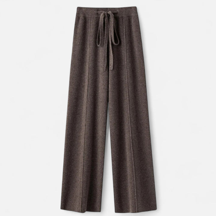 Isabel | Women’s Wide Leg Comfy Fit Classic Wool Trousers