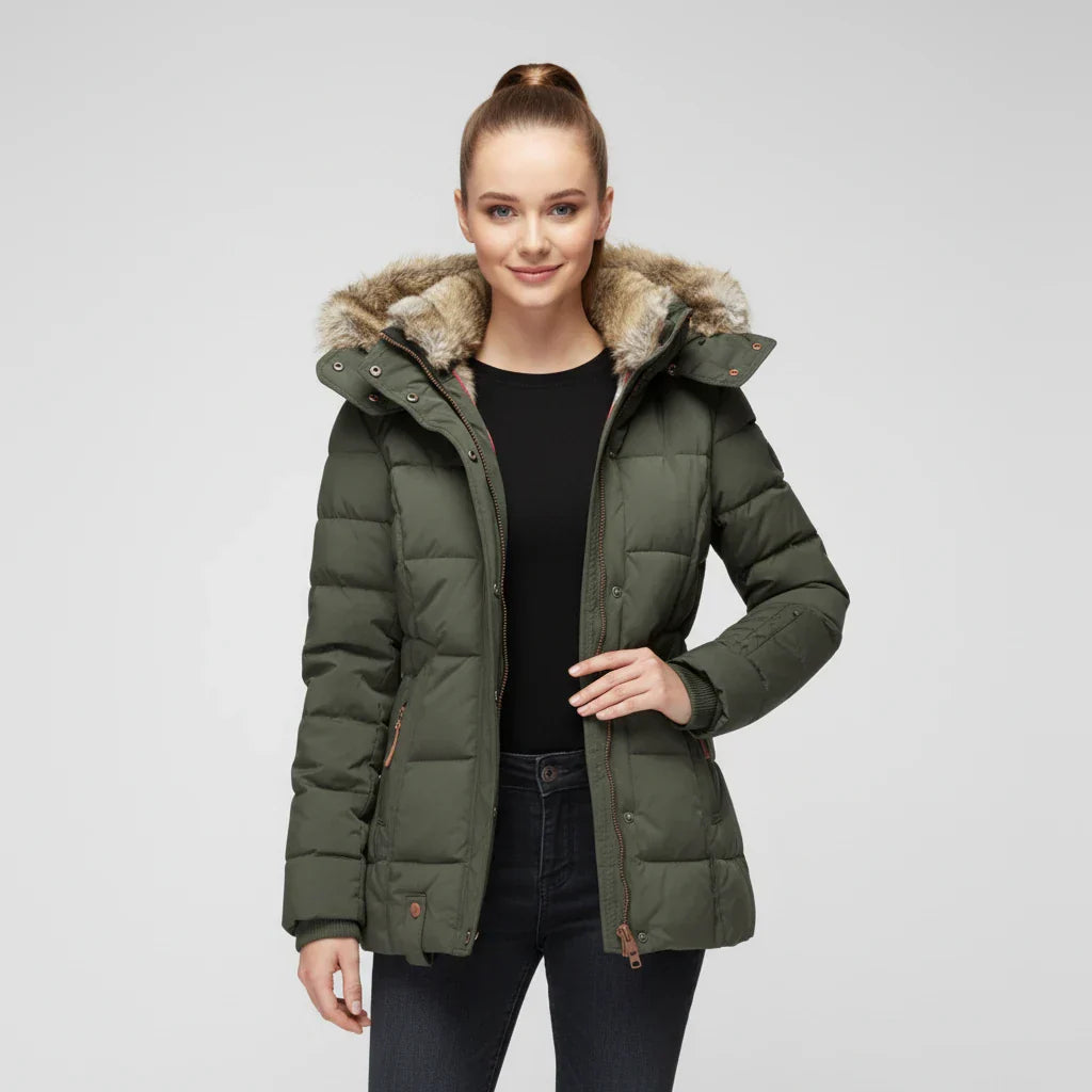 Erica | Women's Hooded Quilted Puffer Jacket