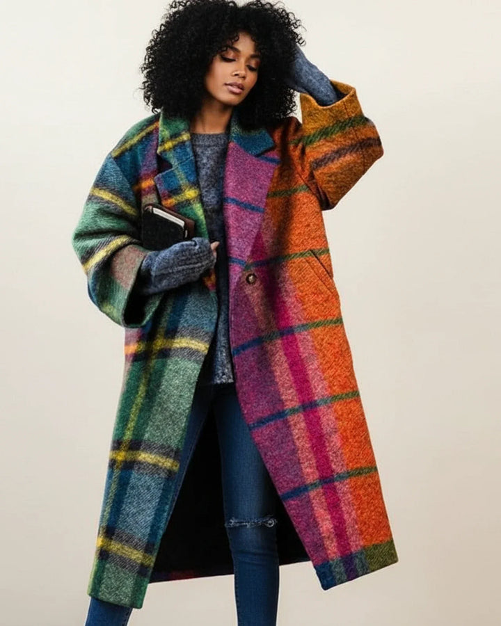 Dakota | Women’s Colorful Long Winter Wool Coat