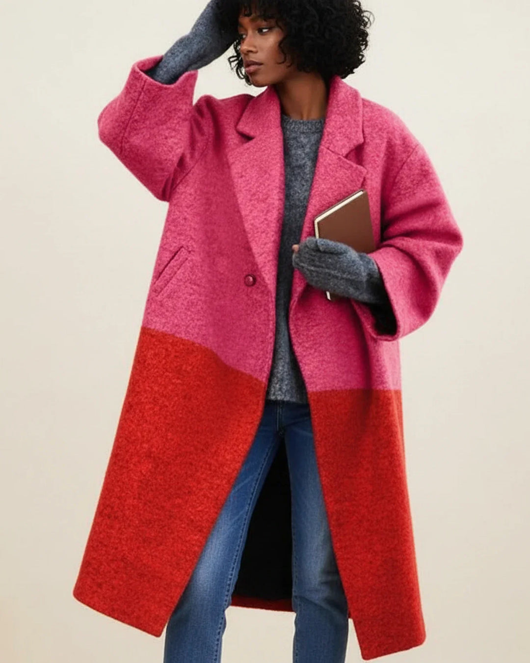 Dakota | Women’s Colorful Long Winter Wool Coat